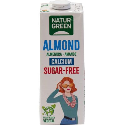 NATURGREEN Bebida de Almendra Bio con Calcio Sin Azúcar 1000 ml NATURGREEN Bebida de Almendra Bio con Calcio Sin Azúcar 1000 ml