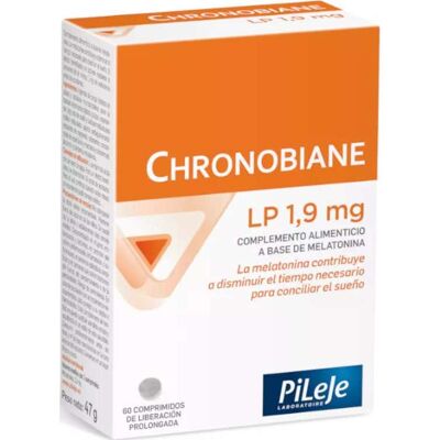 Pileje Chronobiane LP 1,9 mg 60 tabletas - Suplemento para dormir Pileje Chronobiane LP 1,9 mg 60 tabletas - Suplemento para dormir