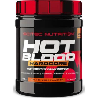 Scitec Nutrition Hot Blood Hardcore Zumo de Naranja - Suplemento pre-entrenamiento Scitec Nutrition Hot Blood Hardcore Zumo de Naranja - Suplemento pre-entrenamiento