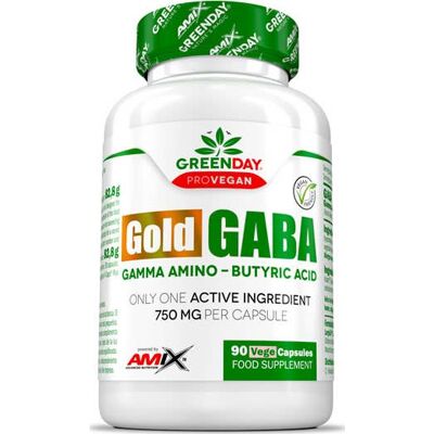 Gold GABA Vegano - Amix GreenDay - 90 Cápsulas Gold GABA Vegano - Amix GreenDay - 90 Cápsulas