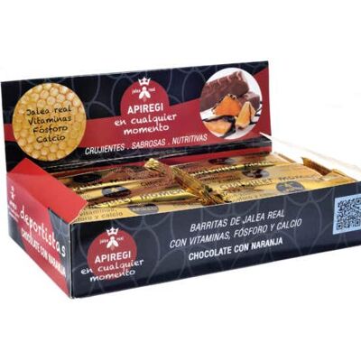 Barra de Gelée Royale con Chocolate y Naranja - Apiregi Barra de Gelée Royale con Chocolate y Naranja - Apiregi