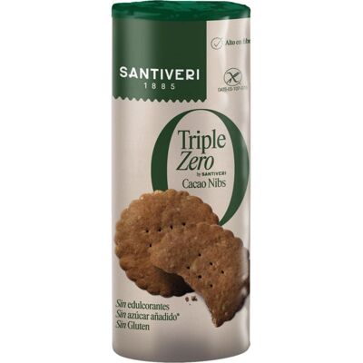 Santiveri Galletas Triple Zero Cacao Nibs 210 gr Santiveri Galletas Triple Zero Cacao Nibs 210 gr
