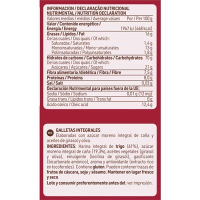 Diet-Radisson galletas Integrales 220 g Diet-Radisson galletas Integrales 220 g