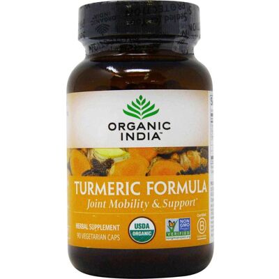 Fórmula de Cúrcuma de Organic India - Apoyo y Movilidad Articular Fórmula de Cúrcuma de Organic India - Apoyo y Movilidad Articular