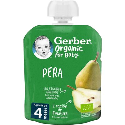 NATURNES Gerber Organic Puré Pera 90 g NATURNES Gerber Organic Puré Pera 90 g
