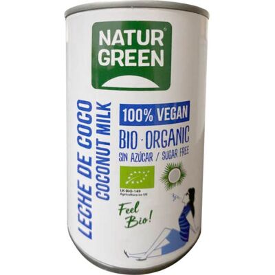 NATURGREEN Leche Coco Bio 400 ml NATURGREEN Leche Coco Bio 400 ml