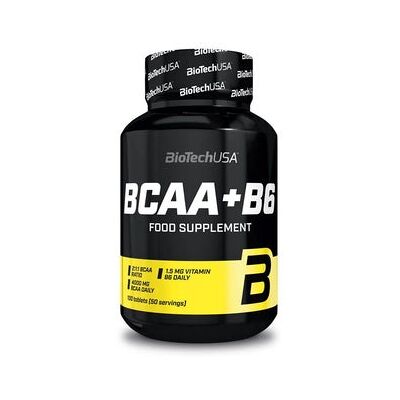 BioTechUSA BCAA + B6 - 100 tabletas - Apoya la recuperación muscular y energía BioTechUSA BCAA + B6 - 100 tabletas - Apoya la recuperación muscular y energía