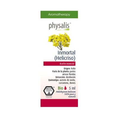 PHYSALIS Inmortal Helicriso Aceite Esencial Bio 5 ml PHYSALIS Inmortal Helicriso Aceite Esencial Bio 5 ml