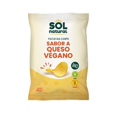 SOLNATURAL Patatas Fritas Sabor Queso Bio 100g SOLNATURAL Patatas Fritas Sabor Queso Bio 100g