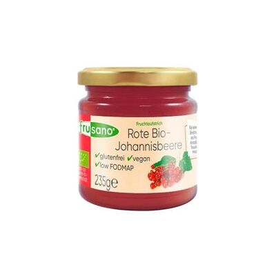 Mermelada de grosella Frusano - 235 g - Vegano, Sin gluten, Fresca y Ácida Mermelada de grosella Frusano - 235 g - Vegano, Sin gluten, Fresca y Ácida