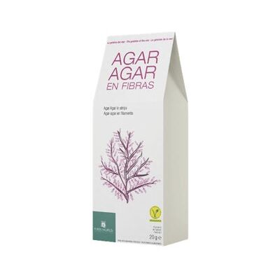 Porto Muiños Agar Agar Algas en fibras 20 g - Algas Porto Muiños Agar Agar Algas en fibras 20 g - Algas