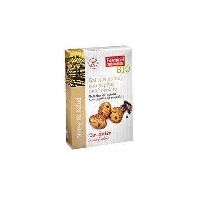 Germinal Galletas de Quinoa sin gluten con pepitas de chocolate - 250g Germinal Galletas de Quinoa sin gluten con pepitas de chocolate - 250g