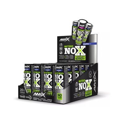 Amix NitroNox Shooter - Uvas Azules - Suplemento Deportivo Amix NitroNox Shooter - Uvas Azules - Suplemento Deportivo