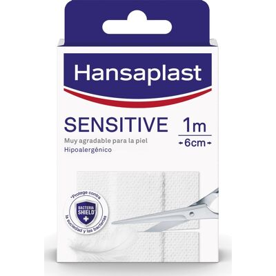 Hansaplast Sensitive Apósito Tira 1m x 6cm Hansaplast Sensitive Apósito Tira 1m x 6cm