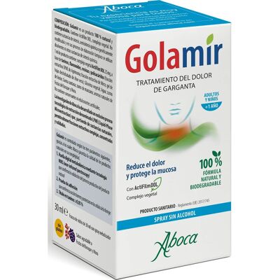 Aboca Golamir Spray - Alivio de dolor de garganta - 30ml Aboca Golamir Spray - Alivio de dolor de garganta - 30ml