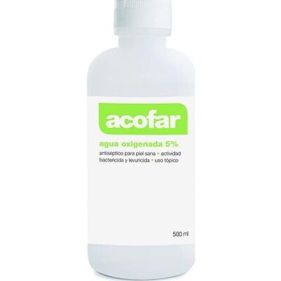 ACOFAR Agua Oxigenada 5% 500ml ACOFAR Agua Oxigenada 5% 500ml