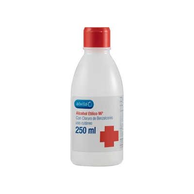 Alvita Alcohol Etílico 96º 250 ml Alvita Alcohol Etílico 96º 250 ml