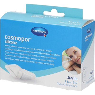 COSMOPOR Silicona Apósito Esteril 7,2 X5 cm 5 uds COSMOPOR Silicona Apósito Esteril 7,2 X5 cm 5 uds