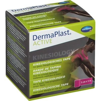 Cinta Kinesiológica Rosa Dermaplast - Soporte para Lesiones y Ortesis Cinta Kinesiológica Rosa Dermaplast - Soporte para Lesiones y Ortesis