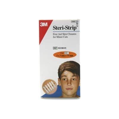 Tiras de Sutura Adhesiva Steri Strip 75mm x 3mm - Cierre de Heridas Tiras de Sutura Adhesiva Steri Strip 75mm x 3mm - Cierre de Heridas