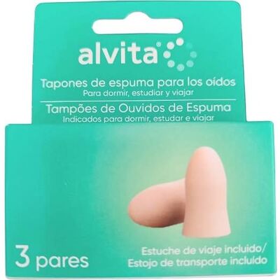 Alvita Tapones Oído Espuma 6 uds Alvita Tapones Oído Espuma 6 uds