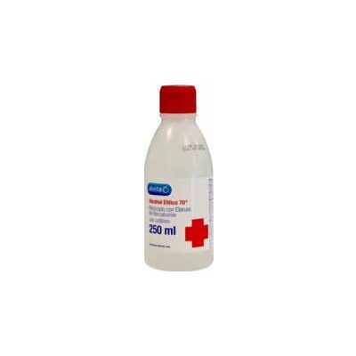 ALVITA - Alcohol Etílico 70° - 250ml - Antiséptico ALVITA - Alcohol Etílico 70° - 250ml - Antiséptico