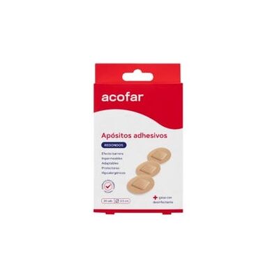 ACOFAR Apósito Adhesivo Redondos 20 uds ACOFAR Apósito Adhesivo Redondos 20 uds