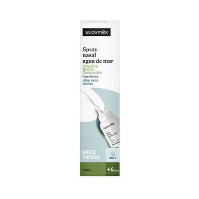 Suavinex Spray Nasal Agua Mar Nariz Tapada +6 Años 30 ml Suavinex Spray Nasal Agua Mar Nariz Tapada +6 Años 30 ml