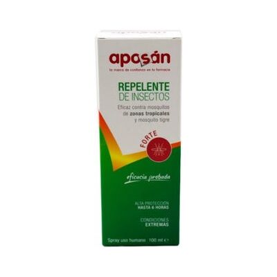 Repelente de Insectos APOSAN Forte 100ml - Protección Exterior Repelente de Insectos APOSAN Forte 100ml - Protección Exterior