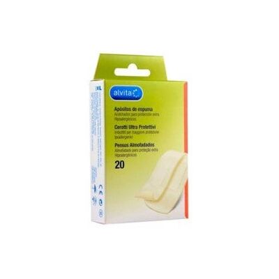 Alvita Apósito Adhesivo Espuma 20 uds Alvita Apósito Adhesivo Espuma 20 uds