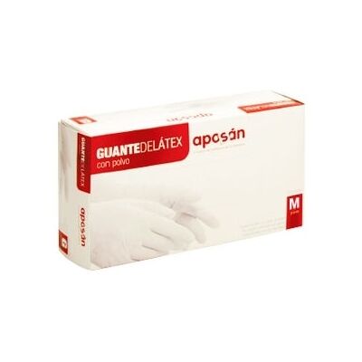 APOSAN guantes Latex Talla M 50 uds APOSAN guantes Latex Talla M 50 uds