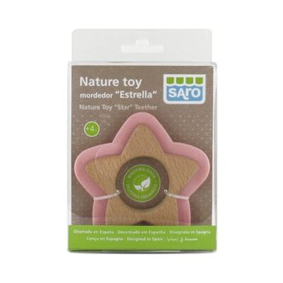Saro Nature Toy Mordedor Estrella 1 ud Saro Nature Toy Mordedor Estrella 1 ud