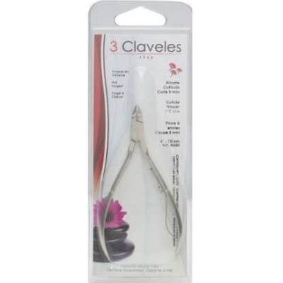 3 CLAVELES Alicate Cutícula 10 cm 1 ud 3 CLAVELES Alicate Cutícula 10 cm 1 ud
