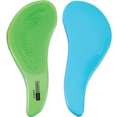 Cala Tangle-Free Hair Brush (Neon green / Aqua) Cala Tangle-Free Hair Brush (Neon green / Aqua)