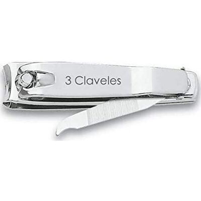 3 CLAVELES Cortaúñas con Lima 60 mm 1 ud 3 CLAVELES Cortaúñas con Lima 60 mm 1 ud