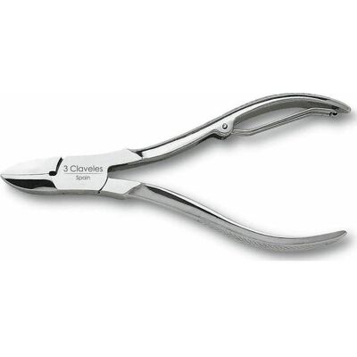 3 CLAVELES Alicate Manicura Uñas 12 cm 1 ud 3 CLAVELES Alicate Manicura Uñas 12 cm 1 ud
