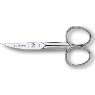 3 CLAVELES Tijera Curvas para Uñas 4 Pulgadas 10 cm 1 ud 3 CLAVELES Tijera Curvas para Uñas 4 Pulgadas 10 cm 1 ud