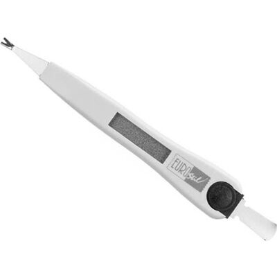 EUROSTIL Corta Cutículas Blanco con Lima 1 ud EUROSTIL Corta Cutículas Blanco con Lima 1 ud