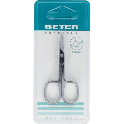 BETER Tijera Uñas Cromada Curva Manicura 1 ud BETER Tijera Uñas Cromada Curva Manicura 1 ud