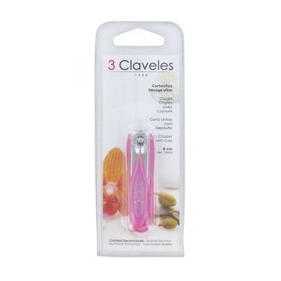 3 CLAVELES Taza Cortauñas Rosa 6 cm 3 CLAVELES Taza Cortauñas Rosa 6 cm