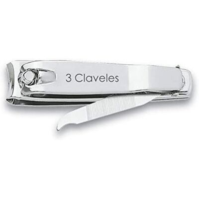 3 CLAVELES Cortaúñas con Lima 60 mm 1 ud 3 CLAVELES Cortaúñas con Lima 60 mm 1 ud
