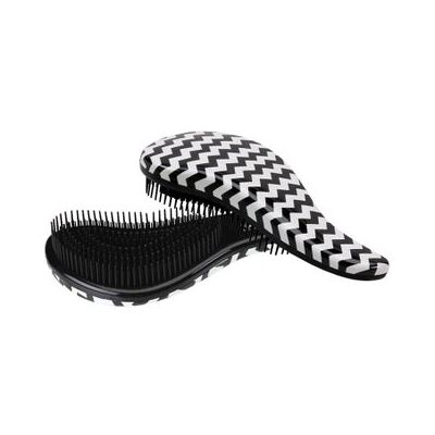 Cala Tangle-Free Hair Brush (Black / White Zigzag) Cala Tangle-Free Hair Brush (Black / White Zigzag)