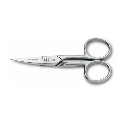 3 CLAVELES Tijera Uñas Curva Inox 4'' 10 cm 1 ud 3 CLAVELES Tijera Uñas Curva Inox 4'' 10 cm 1 ud
