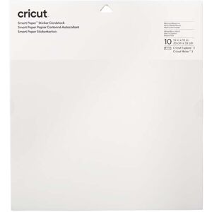 Cricut Cartulinas Smart 33x33 blanco 10u