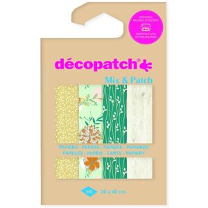 Décopatch Papel  Mix & Patch Natural 4 hojas