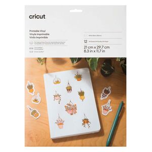 Cricut Vinilo imprimible A4 blanco 12 hojas