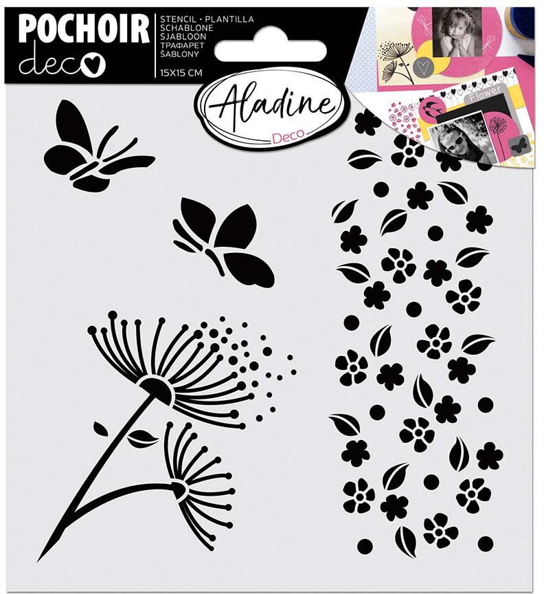 Aladine Stencil  Diy Nature