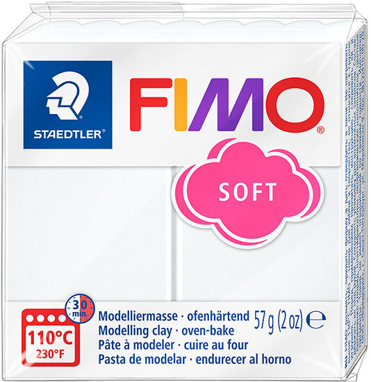 FIMO Pasta moldear  Soft 57g blanco