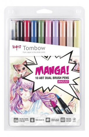 Tombow Rotuladores ABT  Manga 2 10 colores