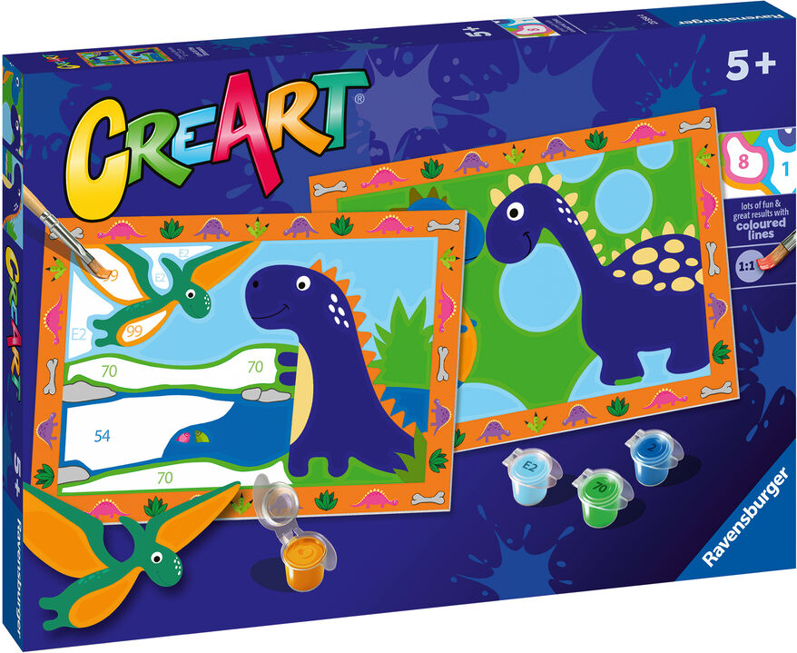 Ravensburger CreArt Dinosaurios x2